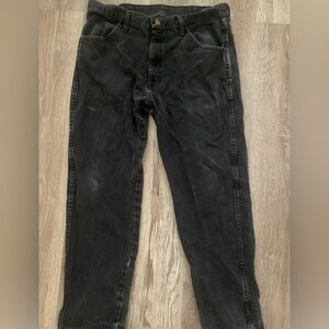 •Black Wrangler jeans
•Bought new and didn’t fit